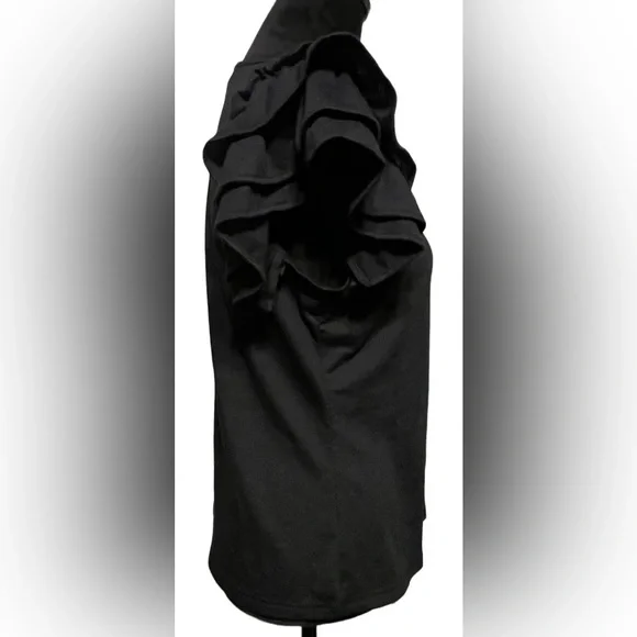 Ladies tiered ruffle sleeve shirt - Picture 2 of 6